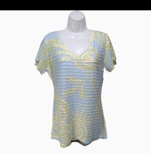 Sundance Before + Again Banda Tunic Top M Artsy Boho Whimsical #750